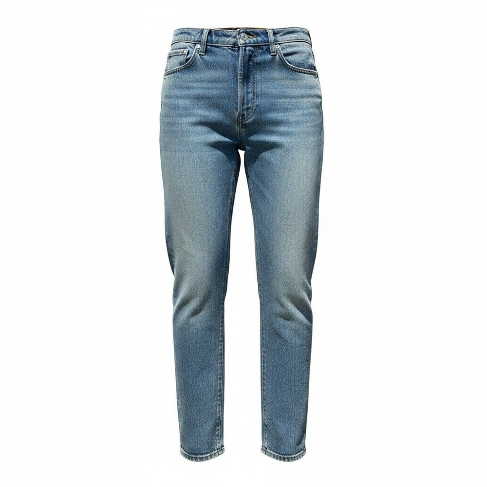 AG Adriano Goldschmied High Rise Straight Leg Jeans Blue Medium Wash Size 26